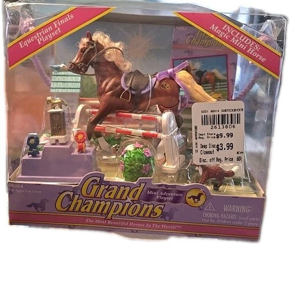 Grand Champions Mini Horse Equestrian Finals Adventure Playset Empire Toys NIB
